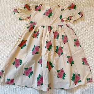 Girls Flower Print Dress